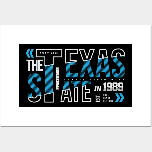 Texas State Wall Art by Beewan Tavern